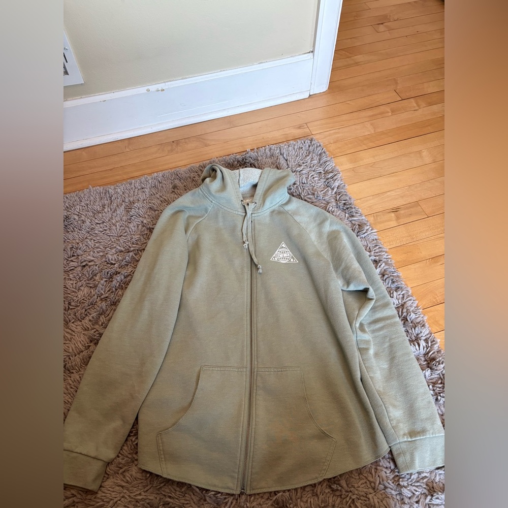 Green women 509 Zip-Up Hoodie L